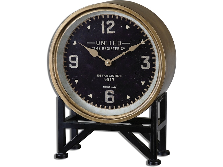 norrwood Uttermost Clocks Shyam Table Clocks 06094 at Norwood Furniture