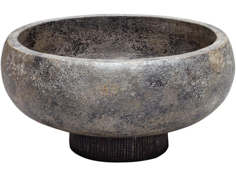 norrwood Uttermost Home Accents Brixton Aged Black Bowl 17107 at Norwood Furniture