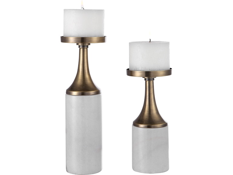 norrwood Uttermost Home Accents Castiel Marble Candleholders Set/2 17546 at Norwood Furniture norrwood Uttermost Home Accents Castiel Marble Candleholders Set/2 17546 at Norwood Furniture