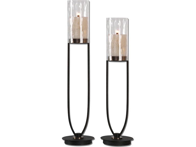 norrwood Uttermost Home Accents Durga Iron Work Candleholders Set/2 18835 at Norwood Furniture