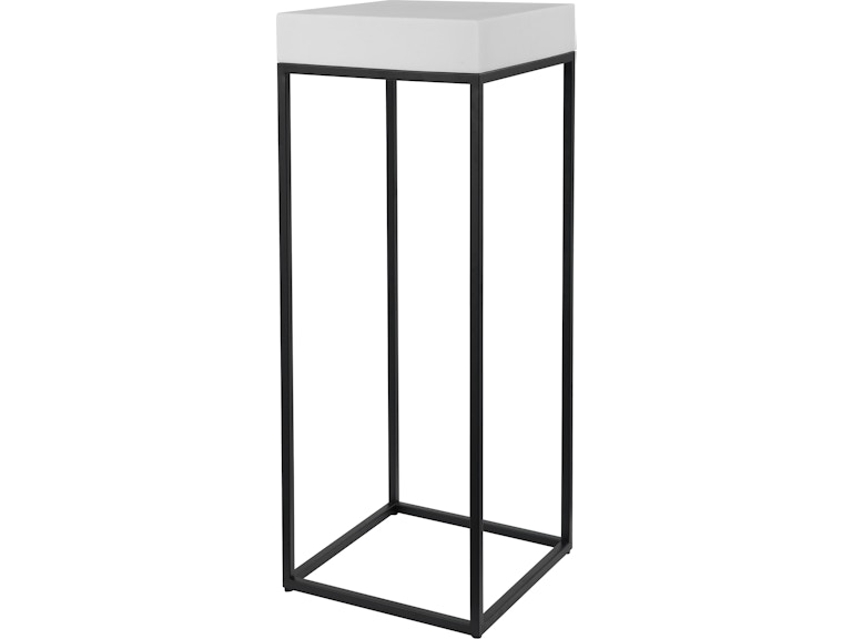 norrwood Uttermost Home Accents Gambia Marble Plant Stand 24935 at Norwood Furniture