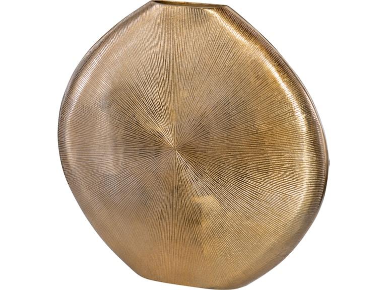 norrwood Uttermost Home Accents Gretchen Gold Vase 17598 at Norwood Furniture