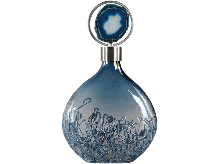norrwood Uttermost Home Accents Rae Sky Blue Vase 20930 at Norwood Furniture