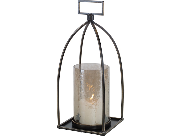 norrwood Uttermost Home Accents Riad Bronze Lantern Candleholder 17912 at Norwood Furniture