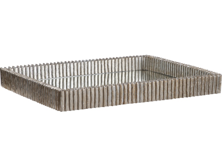 norrwood Uttermost Home Accents Talmage Silver Mirrored Tray 17732 at Norwood Furniture
