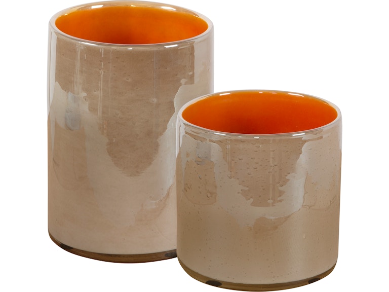norrwood Uttermost Home Accents TANGELO VASES S/2 17976 at Norwood Furniture