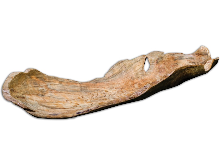 norrwood Uttermost Home Accents Teak Leaf Bowl 17085 at Norwood Furniture