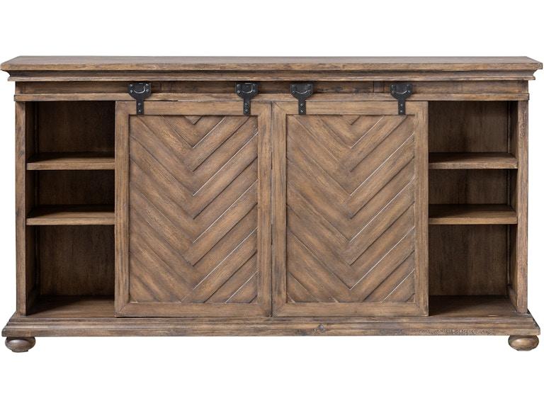 norrwood Uttermost Home Entertainment Primalia Barn Door Media Console 25445 at Norwood Furniture