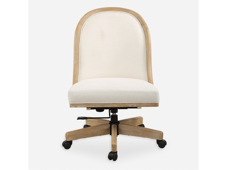 norrwood Uttermost Home Office Lithe Light Oak Desk Chair 23799 at Norwood Furniture