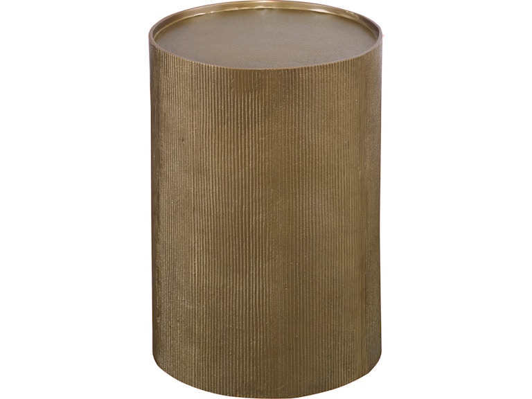 norrwood Uttermost Living Room Adrina Drum Accent Table 25114 at Norwood Furniture