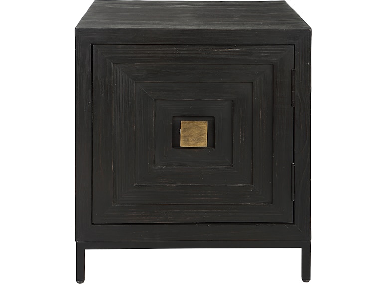 norrwood Uttermost Living Room Aiken Geometric Cabinet/End Table 25290 at Norwood Furniture