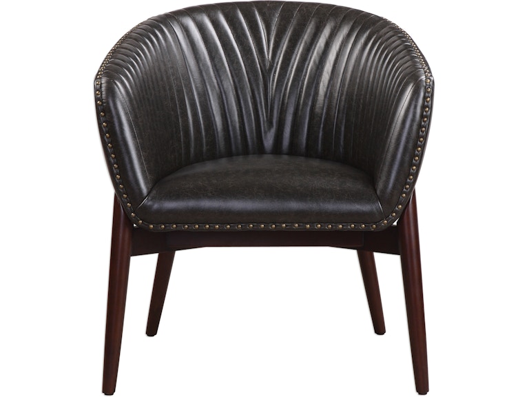 norrwood Uttermost Living Room Anders Chenille Accent Chair 23380 at Norwood Furniture