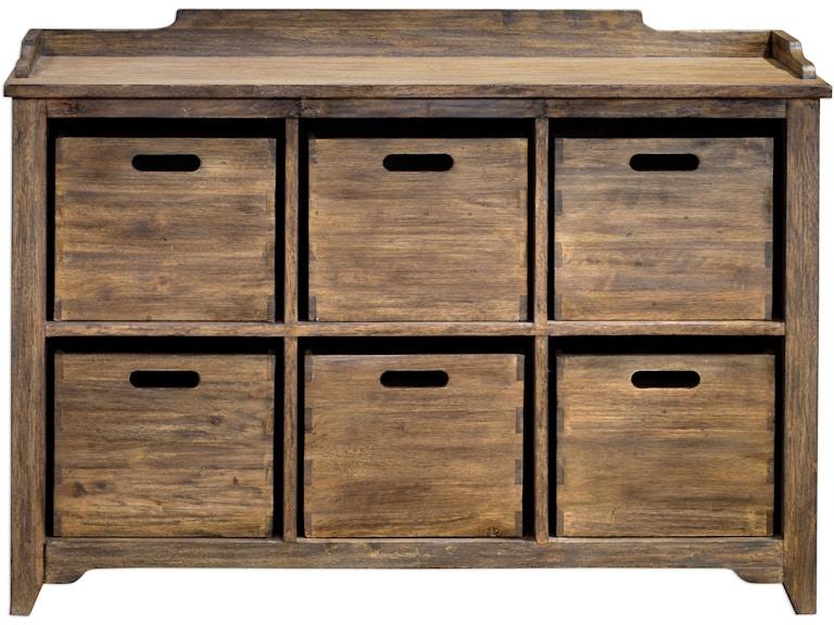 norrwood Uttermost Living Room Ardusin Driftwood Hobby Cupboard 25877 at Norwood Furniture
