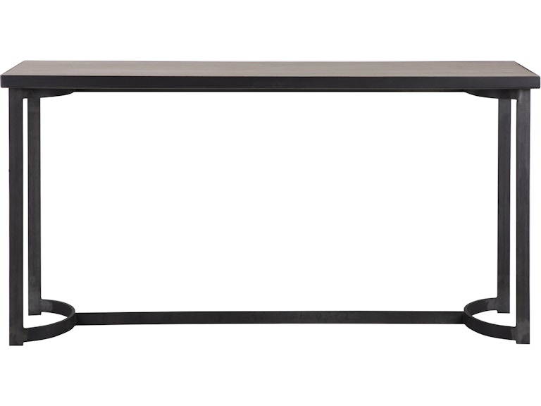 norrwood Uttermost Living Room Basuto Steel Console Table 24951 at Norwood Furniture