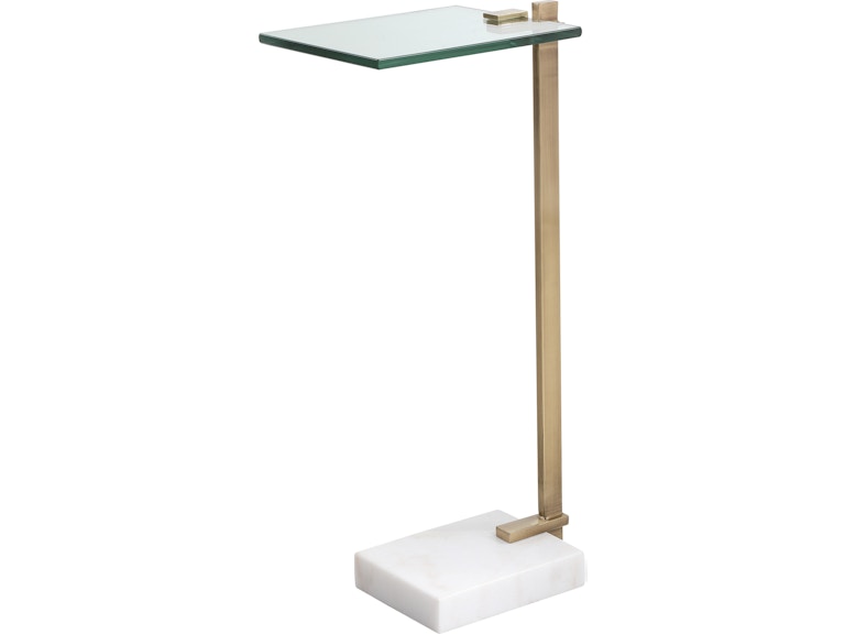 norrwood Uttermost Living Room Butler Brass Accent Table 25136 at Norwood Furniture