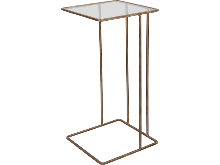 norrwood Uttermost Living Room Cadmus Gold Accent Table 25066 at Norwood Furniture