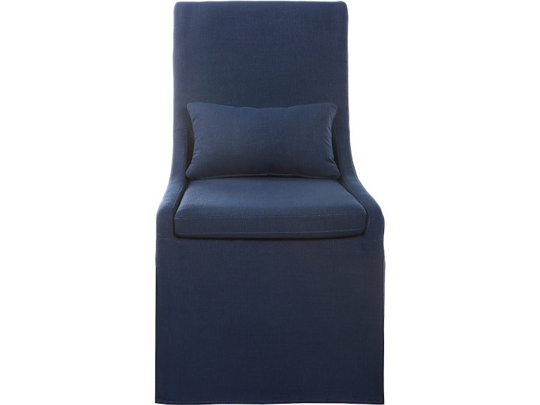 norrwood Uttermost Living Room Coley Denim Armless Chair 23726 at Norwood Furniture
