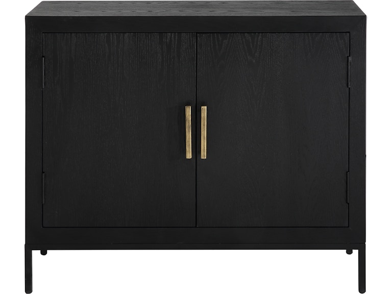norrwood Uttermost Living Room Front Range Dark Oak 2 Door Cabinet 22891 at Norwood Furniture