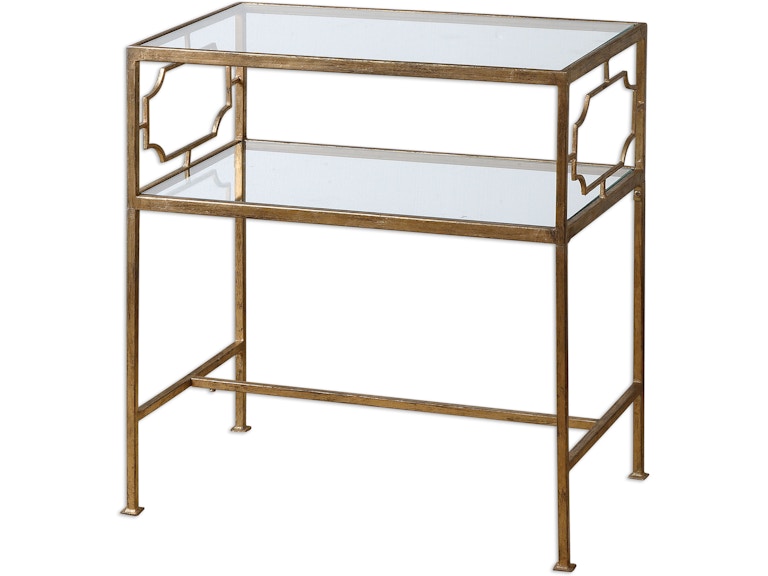 norrwood Uttermost Living Room Genell Side Table 24335 at Norwood Furniture