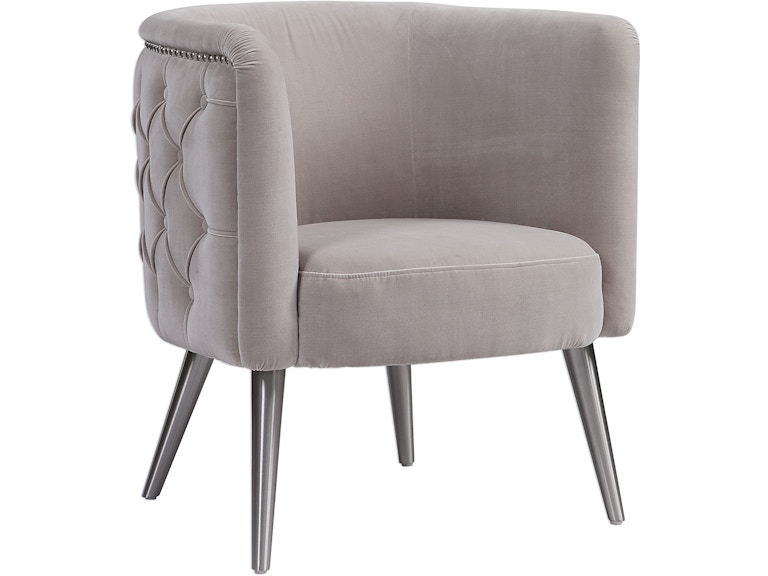 norrwood Uttermost Living Room Haider Tufted Accent Chair 23508 at Norwood Furniture