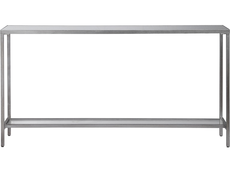 norrwood Uttermost Living Room Hayley Silver Console Table 24913 at Norwood Furniture