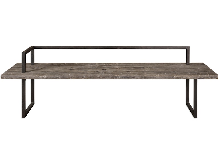 norrwood Uttermost Living Room Herbert Reclaimed Wood Bench 24701 at Norwood Furniture