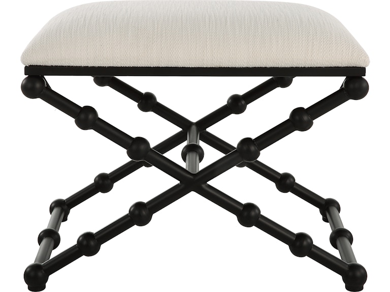 norrwood Uttermost Living Room Iron Drops Small Bench 23782 at Norwood Furniture