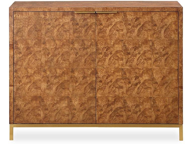 norrwood Uttermost Living Room Jethro Burl 2 Door Cabinet 50083 at Norwood Furniture
