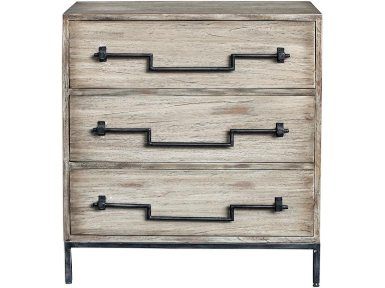 norrwood Uttermost Living Room Jory Aged Ivory Accent Chest 25810 at Norwood Furniture