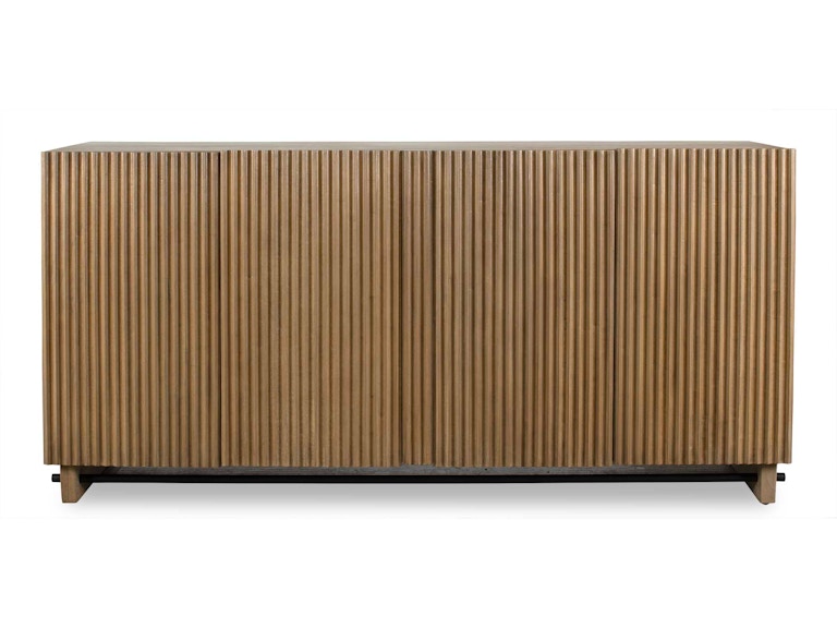 norrwood Uttermost Living Room Kellem Natural Wood 4 Door Cabinet 50069 at Norwood Furniture