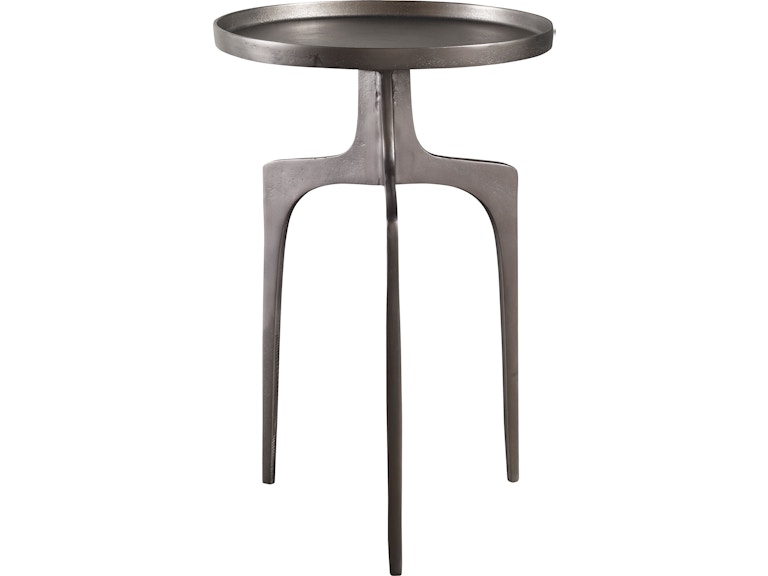 norrwood Uttermost Living Room Kenna Nickel Accent Table 25082 at Norwood Furniture
