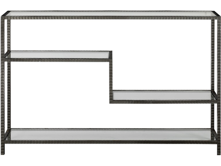 norrwood Uttermost Living Room Leo Industrial Console Table 24810 at Norwood Furniture