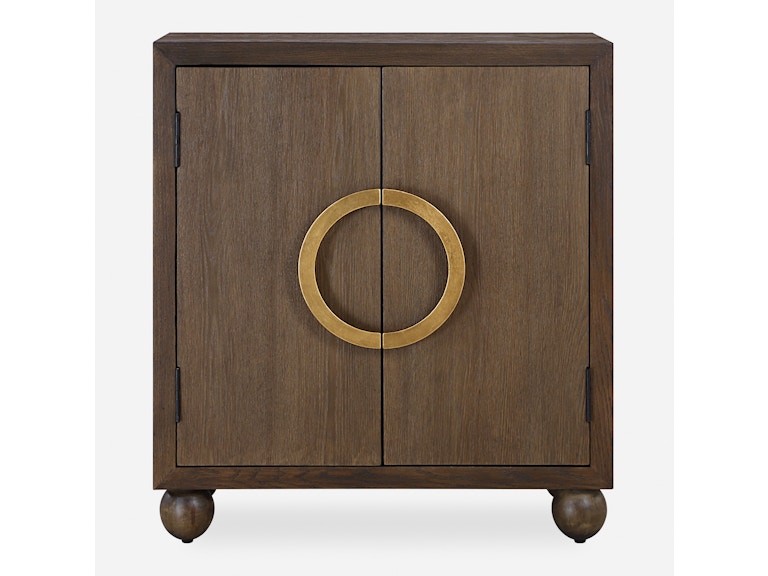 norrwood Uttermost Living Room Mayenne 2 Door Oak Wood Cabinet 50090 at Norwood Furniture