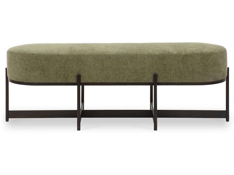 norrwood Uttermost Living Room Merino Moss Fabric Bench 23924 at Norwood Furniture