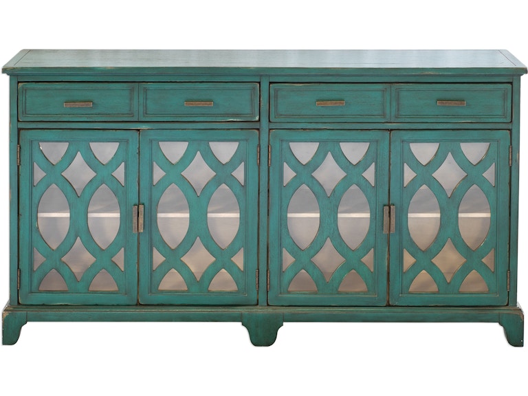 norrwood Uttermost Living Room Oksana Wooden Credenza 25419 at Norwood Furniture