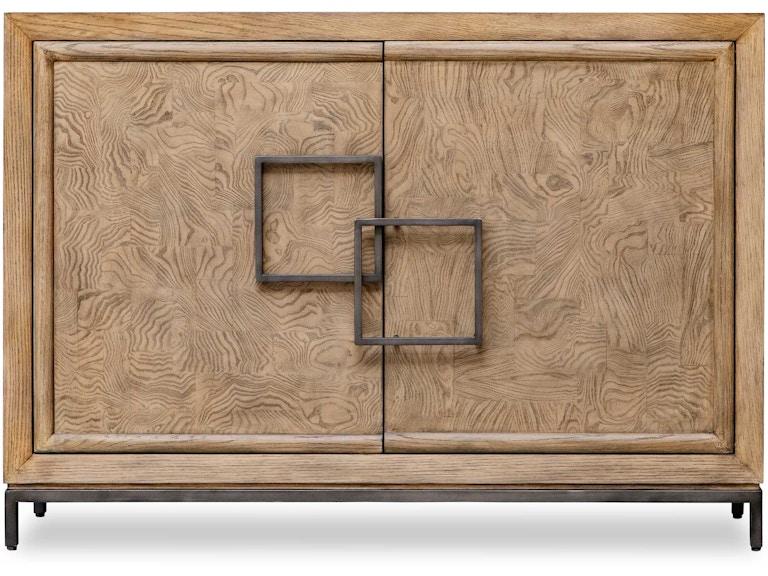norrwood Uttermost Living Room Paltrow Burl 2 Door Cabinet 50012 at Norwood Furniture