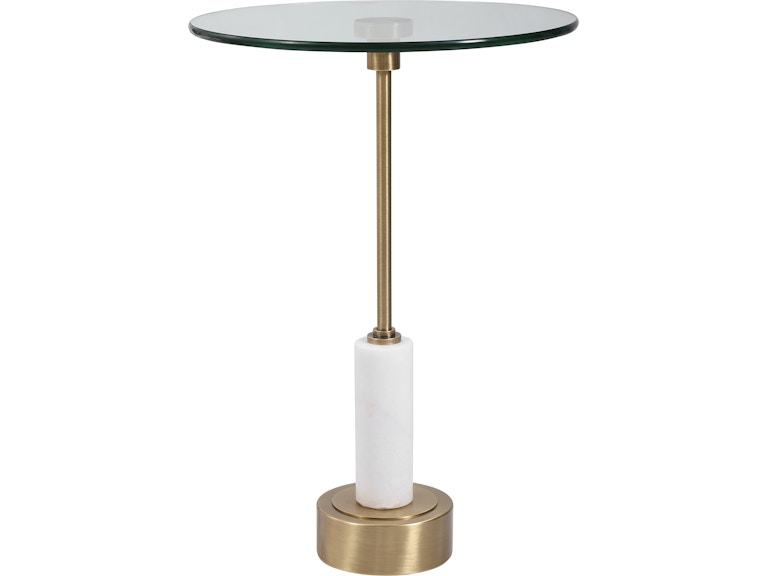 norrwood Uttermost Living Room Portsmouth Round Accent Table 25130 at Norwood Furniture