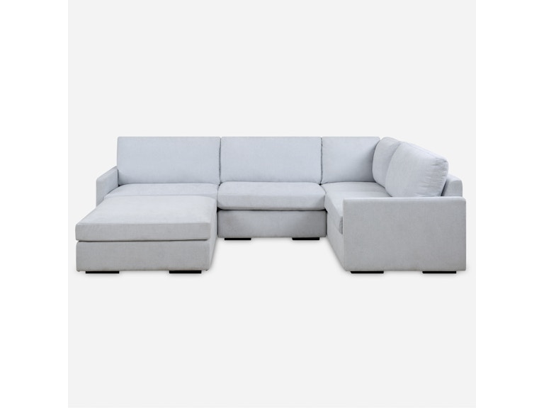 norrwood Uttermost Living Room Refuge Armless Cloud Blue Sofa 23853-A at Norwood Furniture