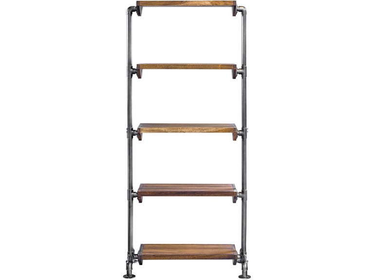 norrwood Uttermost Living Room Rhordyn Industrial Etagere 25414 at Norwood Furniture