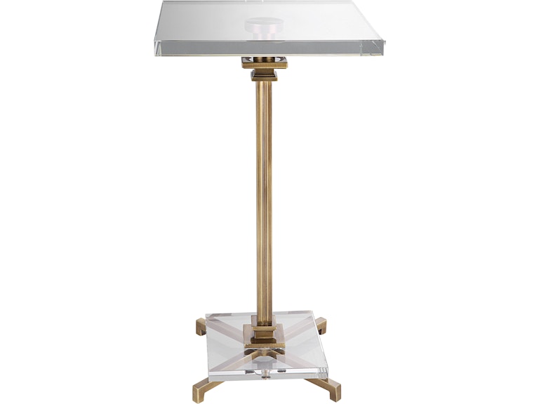 norrwood Uttermost Living Room Richelieu Traditional Drink Table 25142 at Norwood Furniture