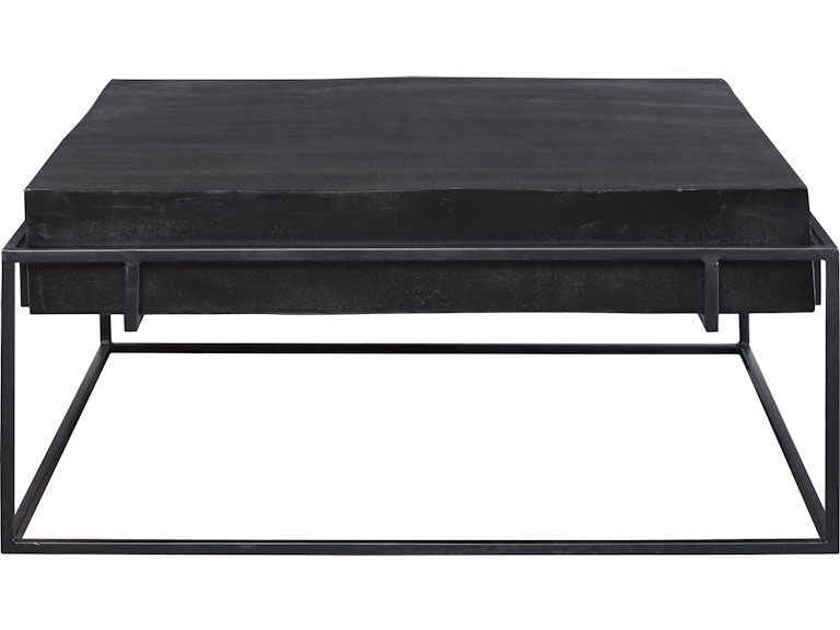 norrwood Uttermost Living Room Telone Modern Black Coffee Table 25111 at Norwood Furniture