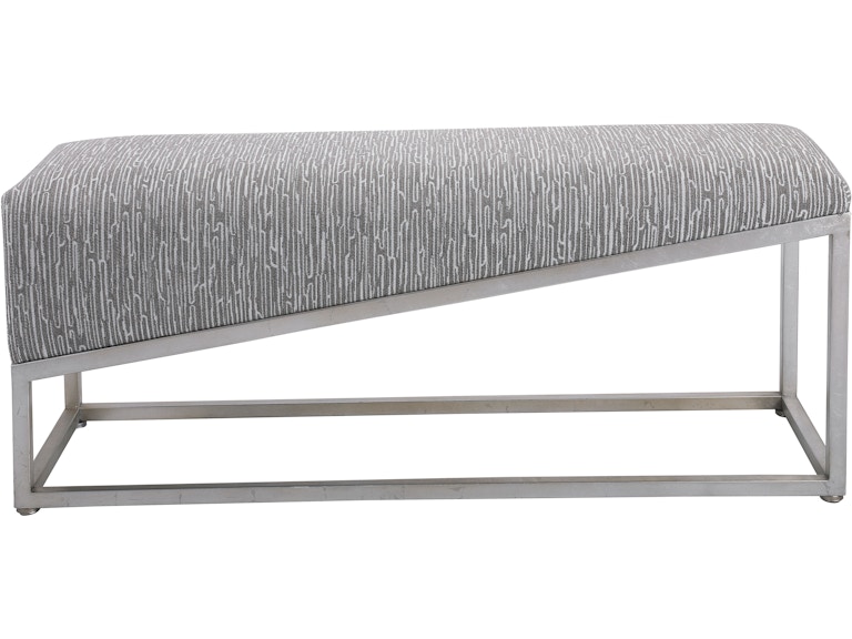 norrwood Uttermost Living Room Uphill Climb Geometric Bench 23565 at Norwood Furniture