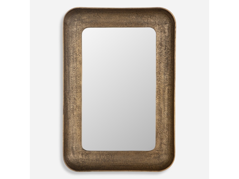 norrwood Uttermost Mirrors Alvaro Antique Brass Mirror 07087 at Norwood Furniture