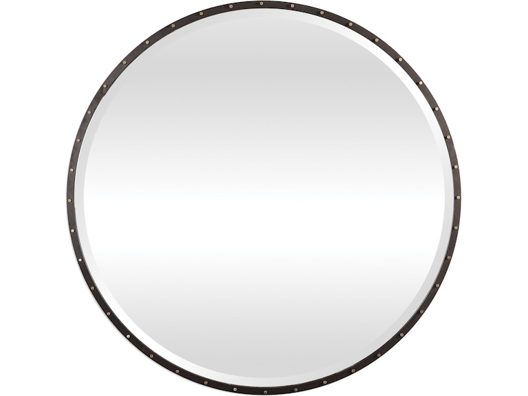 norrwood Uttermost Mirrors Benedo Round Mirror 09456 at Norwood Furniture