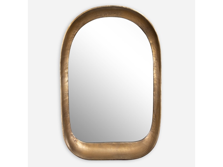 norrwood Uttermost Mirrors Bradano Brass Arch Mirror 07086 at Norwood Furniture