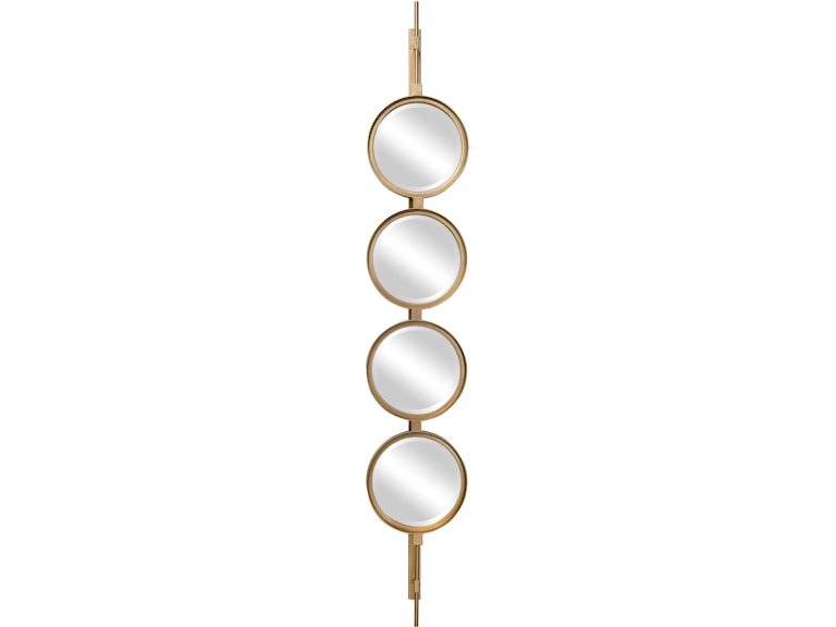 norrwood Uttermost Mirrors Button Gold Mirror 09666 at Norwood Furniture