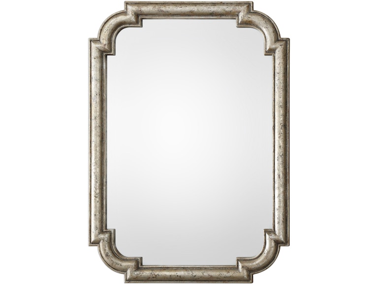 norrwood Uttermost Mirrors Calanna Antique Silver Mirror 09385 at Norwood Furniture