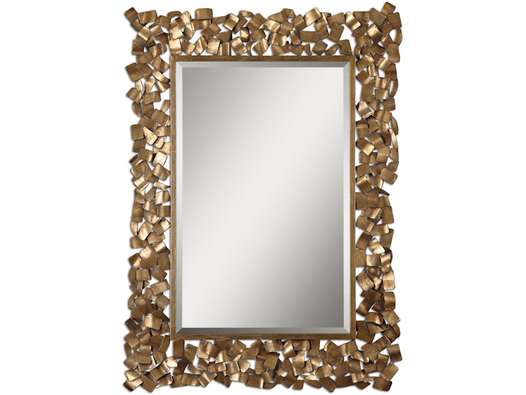 norrwood Uttermost Mirrors Capulin Antique Gold Mirror 12816 at Norwood Furniture