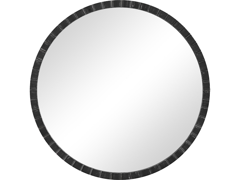 norrwood Uttermost Mirrors Dandridge Round Industrial Mirror 09702 at Norwood Furniture