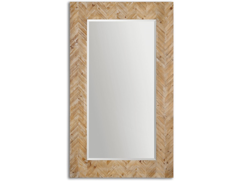 norrwood Uttermost Mirrors Demetria Oversized Wooden Mirror 07068 at Norwood Furniture